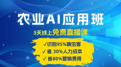 农业 AI 应用班：开启农业赚钱新机会​！