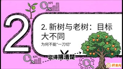 第3节：【春肥策略】开春底肥：新树&ldquo;扩版图&rdquo;，老树&ldquo;点引擎&rdquo;，课程：《柑橘底肥&ldquo;翻身账&rdquo;：从改土到高产的实战全书》