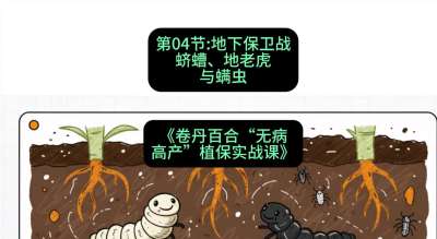 第04节：地下保卫战&mdash;&mdash;蛴螬、地老虎与螨虫 ，课程：《卷丹百合&ldquo;无病高产&rdquo;植保实战课》#识农AI
