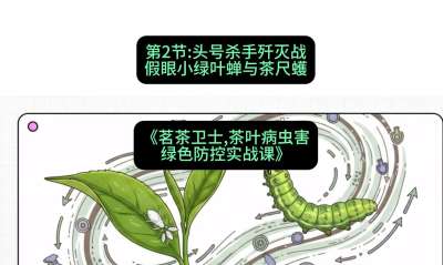 第02节：头号杀手歼灭战&mdash;&mdash;假眼小绿叶蝉与茶尺蠖，课程：《茗茶卫士&mdash;&mdash;茶叶病虫害绿色防控实战课》#识农AI