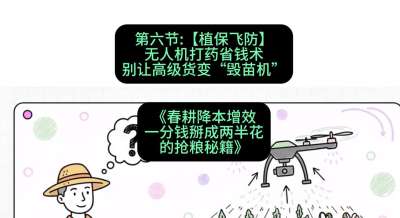 第六节：【植保飞防】无人机打药省钱术，别让高级货变&ldquo;毁苗机&rdquo;